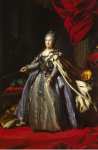 Rokotov Fyodor Portrait of Catherine II copy JRX - Hermitage